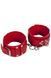 Оковы Leather Dominant Leg Cuffs, red 280155 фото 1