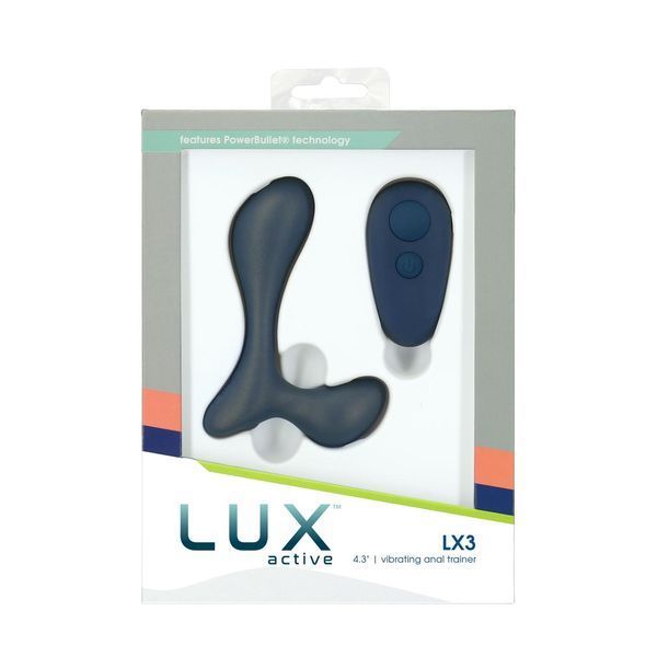 Вібромасажер простати з пультом дистанційного керування Lux Active LX3 Vibrating Anal Trainer, 11х2,9 см. SO6836 фото