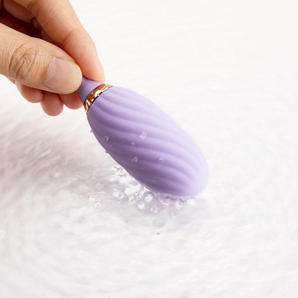 Вакуумный клиторальный стимулятор с виброяйцом в кейсе Otouch Louis Vibrate Purple SO9430 фото