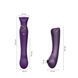 Смарт вибратор точки G с пульсацией, вибрацией и нагревом 3в1 Zalo Queen Twilight Purple Swarovski, 22х3,3 см. SO6664 фото 3