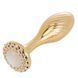 Элегантная анальная пробка LOCKINK SEVANDA Pearl Pear-shape Anal Plug, 7,5х2,3 см. SX0887 фото 1