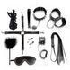 Набор Art of Sex - Spikes BDSM Set Leather, 10 предметов, натуральная кожа, Черный SO7140 фото 1