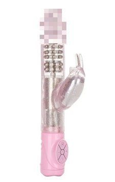 Вібратор зі стимулятором клітора Calexotics Jack Rabbit Thrusting Action, 27х3,7 см. 400024 фото