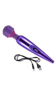 Вибромассажёр для всего тела Easy Love 10 режимов вибрации Dark purple, 18,5х3,5 см. VGV-CW019-dark purple фото