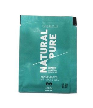 Гель-лубрикант для чутливої ​​шкіри Driminals Natural Pure, водна основа, без гліцерину, 4 мл SX0730 фото