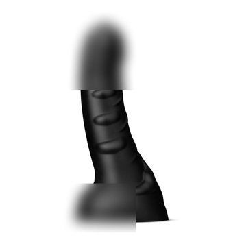Фалоімітатор BUTTR &mdash; Black Hawk Curved Anal Dildo, 24х6,2 см. SX2212 фото