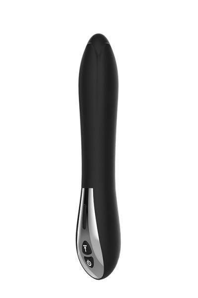 Вибратор с турбоусилиением MIDNIGHT MAGIC BLACK TULIP, 20х3,7 см. DT21631 фото
