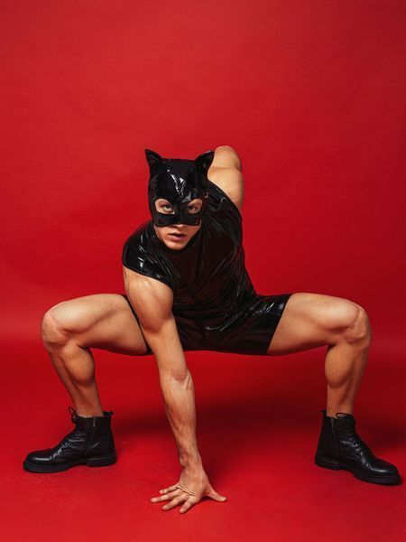 Маска кошки Fetish Tentation Adjustable Catwoman Diamond Mask SO6762 фото