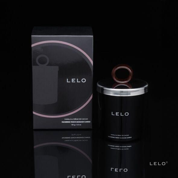 Масажна свічка з ароматом ванілі та шоколадного лікеру LELO Massage Candle Vanilla & CremedeCacao, 36ч горіння SO8129 фото