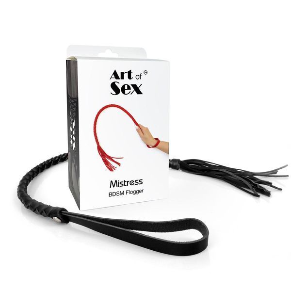 Плеть чорного кольору Art of Sex &mdash; Mistress SO9638 фото