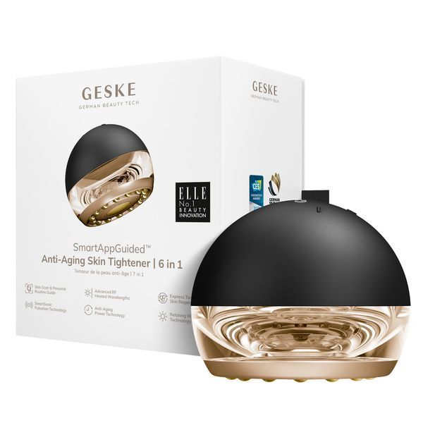 Массажер для подтяжки кожи лица GESKE Anti-aging Skin Tightener 6в1 gray HB0419 фото