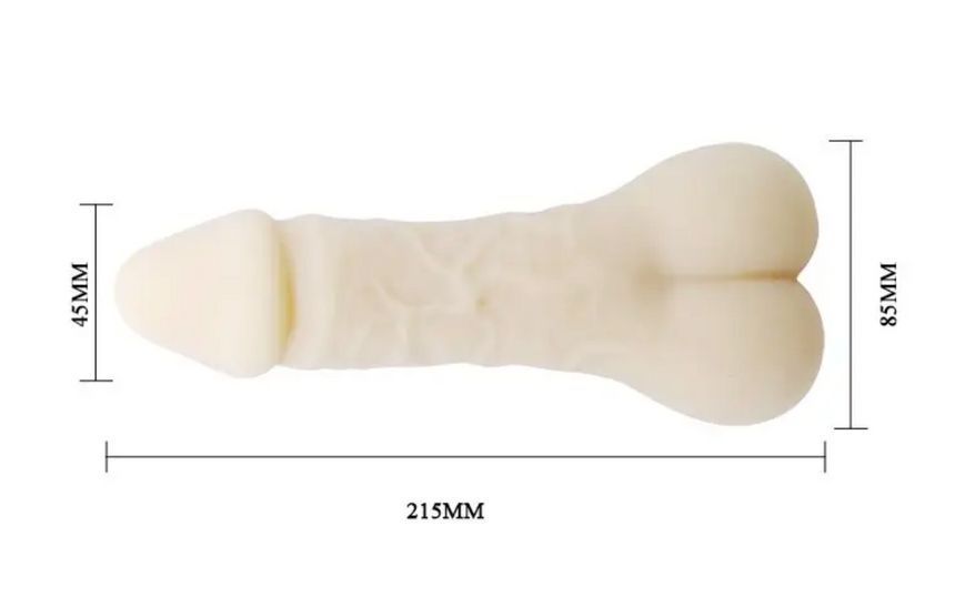 Насадка на член &mdash; мастурбатор Bigger Man, 21,5х4,5 см. BM-009176 фото