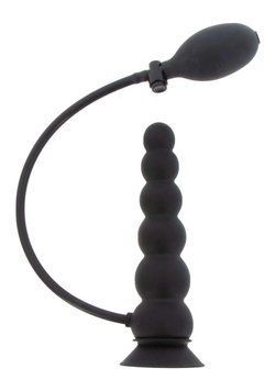 Анальная пробка расширитель Inflatable Suction Plug Expert от Hidden Desire, 17х4,5 см. 430497 фото