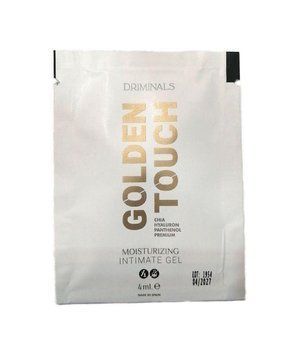 Екстразволожуючий гель-лубрикант Driminals Golden Touch, водна основа, гіалуронова кислота, 4 мл. SX0731 фото