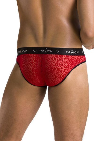Чоловічі напівпрозорі труси Passion 031 Slip Mike Red, S/M, L/XL, XXL/XXXL SO7565 фото