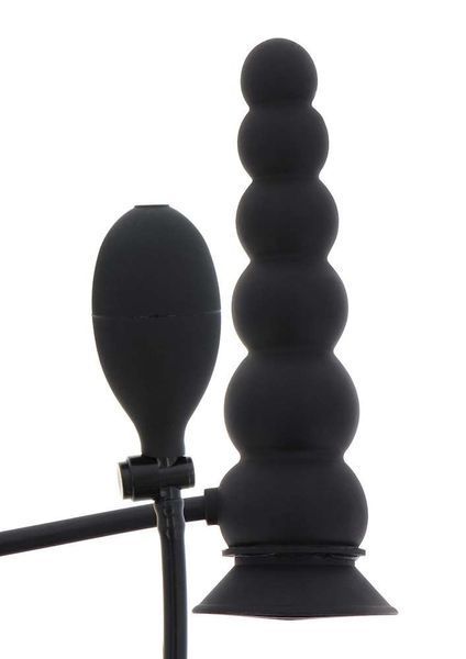 Анальная пробка расширитель Inflatable Suction Plug Expert от Hidden Desire, 17х4,5 см. 430497 фото