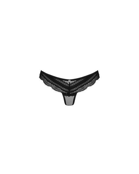 Сексуальні трусики Obsessive Ivannes panties black, S/М, L/XL, 2XL/3XL SO7280 фото