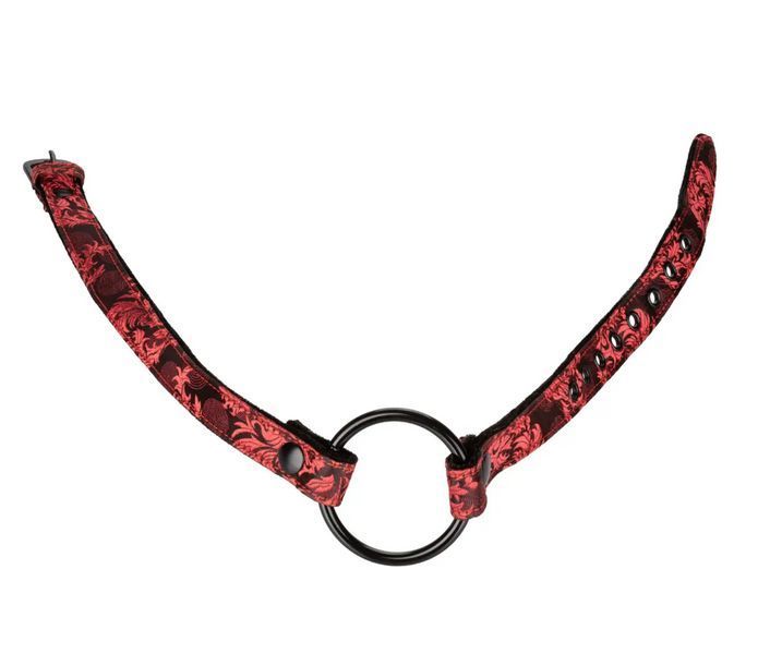 Кляп-кольцо Scandal от California Exotic Novelties, красно-черный CE13034 фото