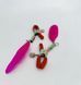 Зажимы на соски DS Fetish Nipple clamps feather L red DS36342 фото 1