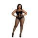 Бодістокінг з доступом Moonlight Plus Model 04 Black, XL-XXXL SO8195 фото 1