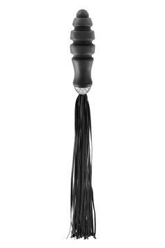 Флоггер с ручкой для проникновения Fetish Tentation Whip with Ogive Handle, 45,5 см. SO4044 фото