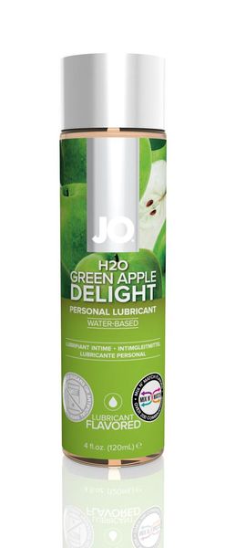 Їстівний лубрикант зі смаком яблука JO H2O GREEN APPLE, 120 мл SO1677 фото