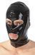 Латексна маска на голову Latex Head Mask Black від Orion 480231 фото 2