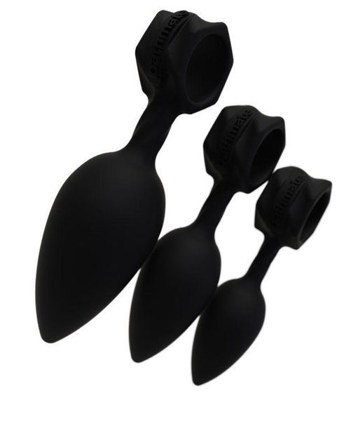 Набір анальних пробок Bathmate Anal Training Plugs, діаметр 2,5 см, 3,1 см, 3,8 см SO3359 фото