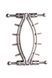 Зажим для вагины Master Series: Spread 'Em Poker Vagina Clamp with Adjustable Pressure Screws, шипы SO8798 фото 1