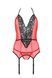Корсет с пажами для чулок Passion PEONIA CORSET red Passion, S/M, L/XL, XXL/XXXL SO8464 фото 4