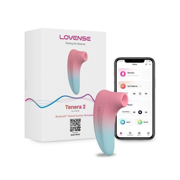 Вакуумный клиторальный смарт-стимулятор Lovense Tenera 2, 12х4,2 см. SO9849 фото