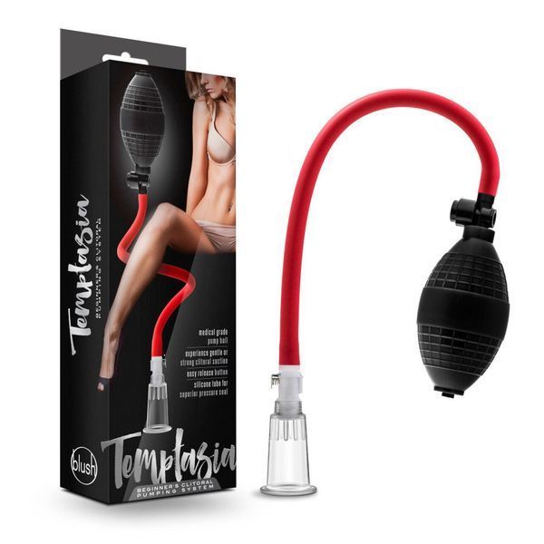 Вакуумная помпа для клитора Temptasia by Blush - Beginner's Clitoral Pumping System - Black, 7х3 см. SO8839 фото