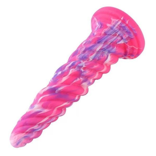 Фаллоимитатор для секс-машин Hismith Awl Shape Silicone Dildo Monster Series, крепление KlicLok, 25,7х5,9 см. SO9965 фото