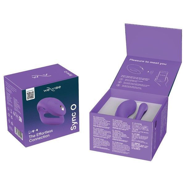 Смарт-вібратор для пар з пультом дистанційного керування We-Vibe Sync O Light Purple SX0524 фото