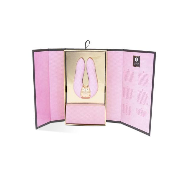 Вибратор для клитора с гибкими кончиками Shunga Aiko Light Pink, 10,8х6,5 см. SO6901 фото