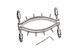 Зажим для вагины Master Series: Spread 'Em Poker Vagina Clamp with Adjustable Pressure Screws, шипы SO8798 фото 4