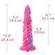 Фаллоимитатор для секс-машин Hismith Awl Shape Silicone Dildo Monster Series, крепление KlicLok, 25,7х5,9 см. SO9965 фото 3