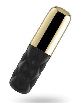Потужний мінівибратор Satisfyer Mini Lovely Honey Gold, 11,5х3 см. SO3106 фото
