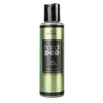 Вкусовой гель для минета со вкусом яблока Sensuva Handipop Green Apple Hand Job Massage Gel, 125 мл. SO3204 фото