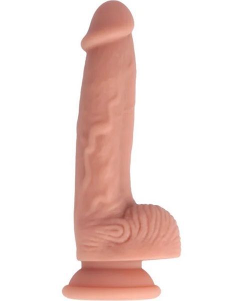 Фалоимитатор силиконовый Virgite R28 Dual Layer, 19,5х3,5 см. 410340 фото