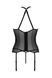 Корсет з пажами для панчох SATARA CORSET black Passion, S/M, L/XL, XXL/XXXL SO8476 фото 6