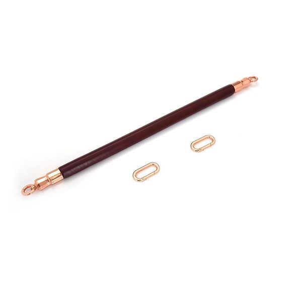 Фиксатор-распорка для ног или рук Liebe Seele Wine Red Spreader Bar, дерево + натуральная кожа, 50 см. SO9457 фото