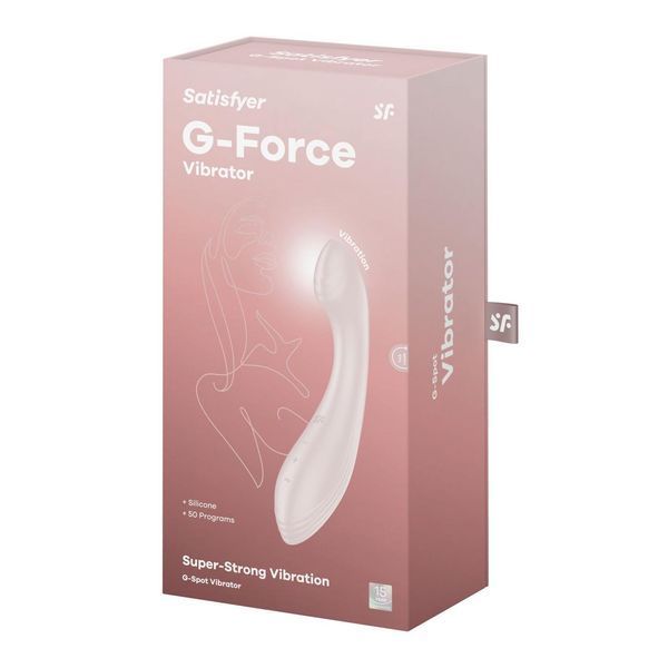 Вибратор точки G Satisfyer G-Force Beige, 19х3,6 см. SO8780 фото