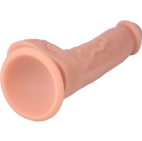 Фалоимитатор силиконовый Virgite R28 Dual Layer, 19,5х3,5 см. 410340 фото