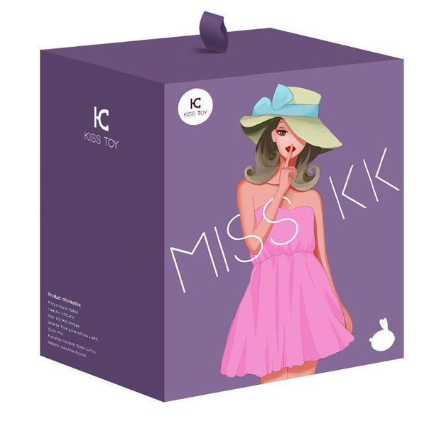 Вакуумный клиторальный стимулятор с вибрацией KisToy Miss KK Purple, 8,3x5,8 см. SO3760 фото
