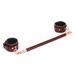 Фиксатор-распорка для ног или рук Liebe Seele Wine Red Spreader Bar, дерево + натуральная кожа, 50 см. SO9457 фото 7