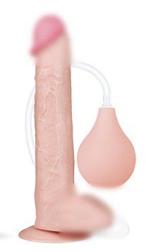 Фаллоимитатор с семяизвержением Squirt Extreme Dildo Flesh 11''', 28х4,8 см. 6452LVTOY401 фото