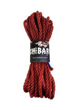 Джутовая веревка для Шибари Feral Feelings Shibari Rope, красная, 8 м. SO4005 фото