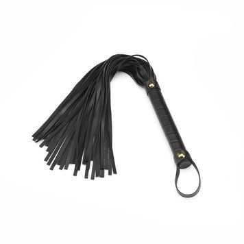 Флогер Liebe Seele Black Organosilicon Flogger, 44 см. SO9488 фото