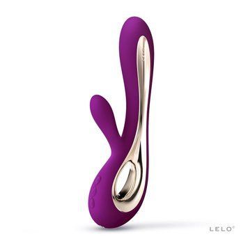 Вібратор-кролик LELO Soraya 2 Deep Rose, 12 режимів вібрації, 22х3,6 см. SO8111 фото